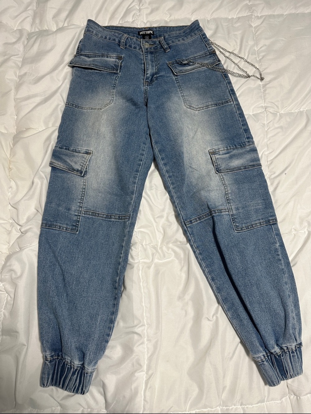 Hot Topic Cargo Jogger Jeans